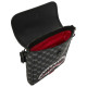 Sprayground Τσαντάκι ώμου Sharks In Paris WTF Bubbly Black Check Messenger Sling